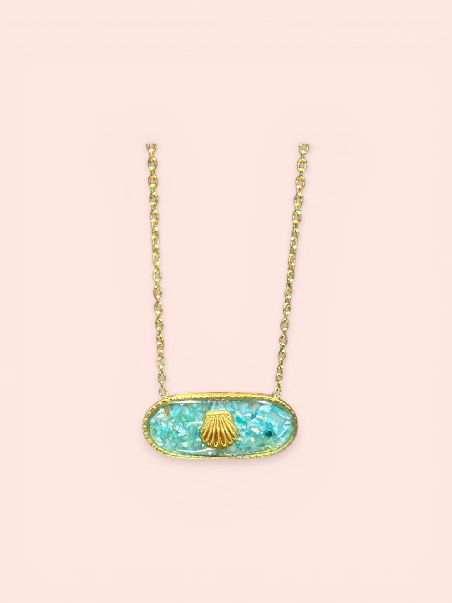 Ocean Starfish Shell Stainless Steel Charm Necklace